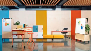 Meeting tables in an office designed by JPA Workspaces